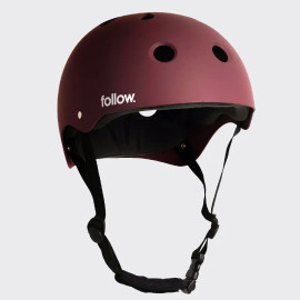 Safety First Helmet - Burnt Red - L